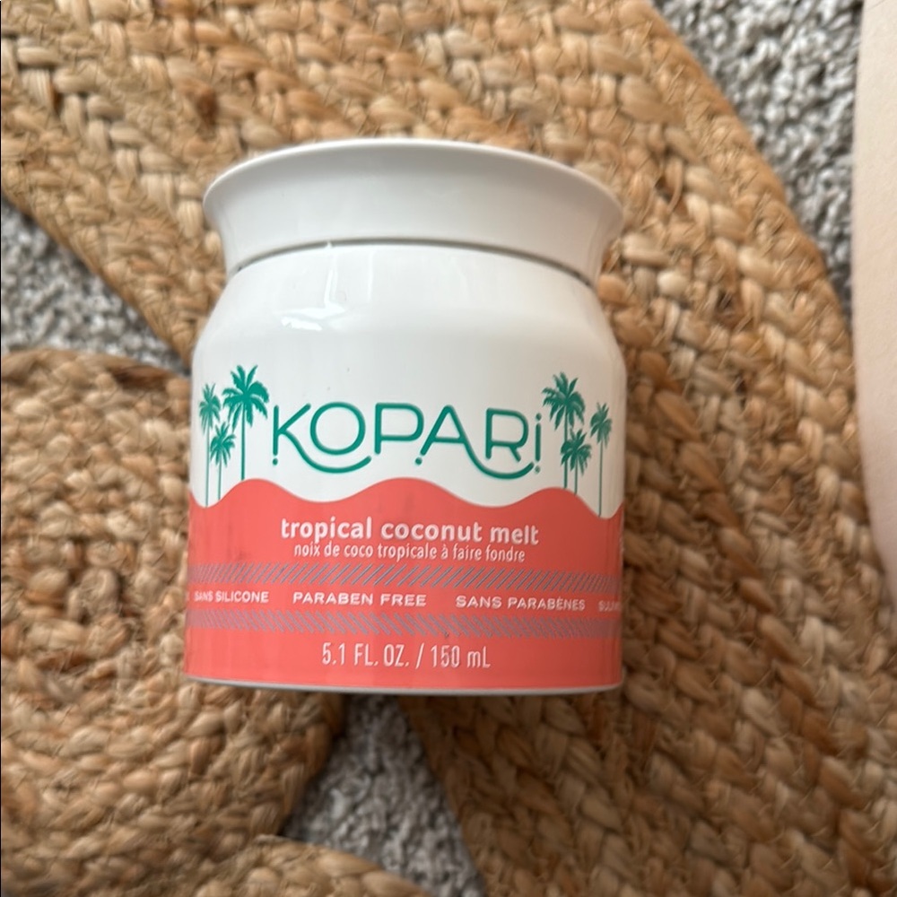 Kopari Tropical Coconut Melt - Coral and White